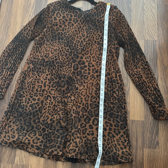 Zara Leopard Print Mini Dress - Picture 3 of 5